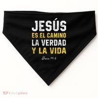 Jesus Es El Camino En Espanol Christian Spanish Preachers Premium USA-Made Doggie Bandana thumb 0
