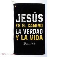 Jesus Es El Camino En Espanol Christian Spanish Preachers Premium Golf Towel thumb 0