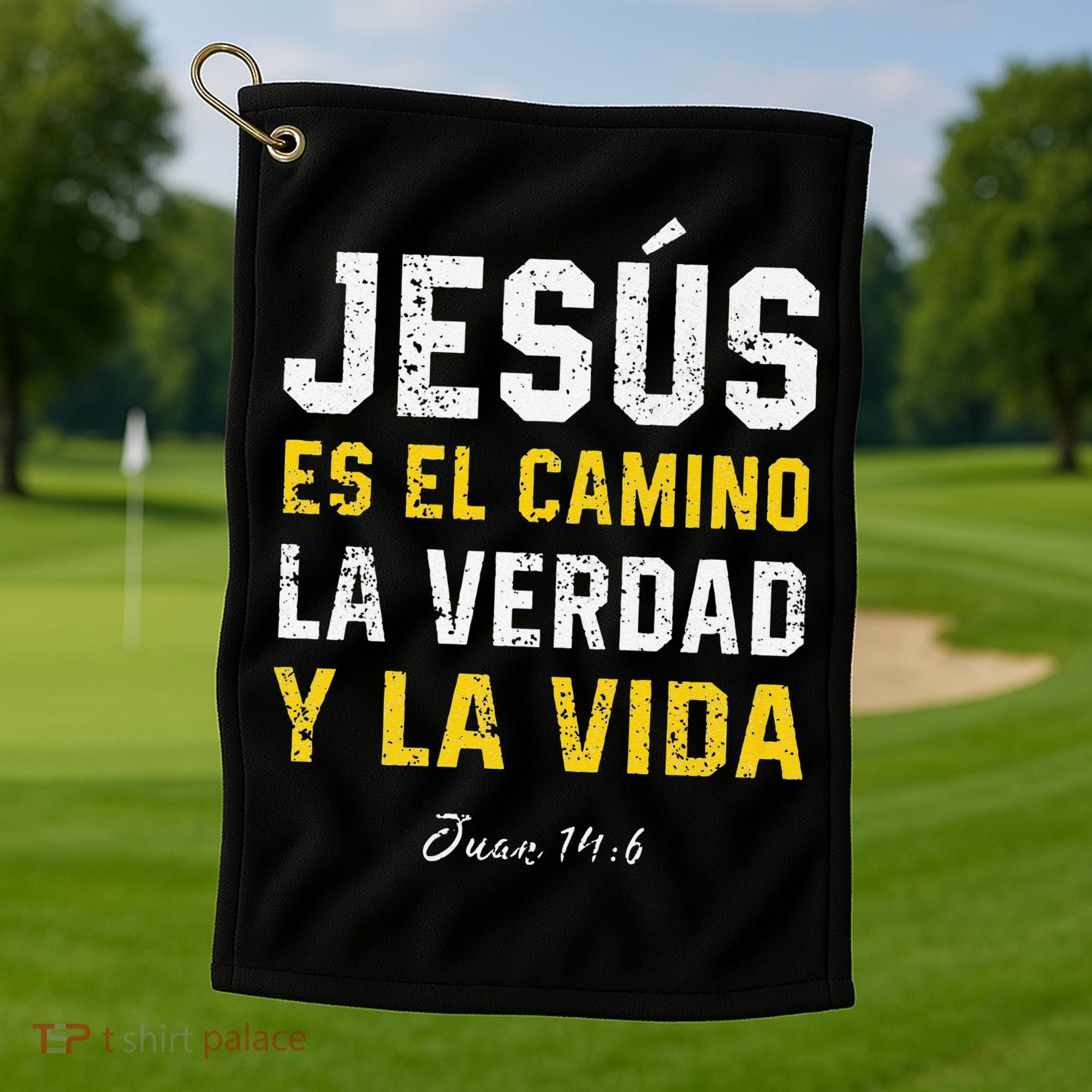 Jesus Es El Camino En Espanol Christian Spanish Preachers Premium Golf Towel