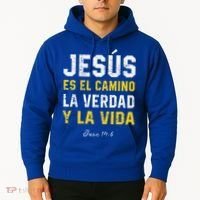Jesus Es El Camino En Espanol Christian Spanish Preachers Premium Hoodie thumb 2
