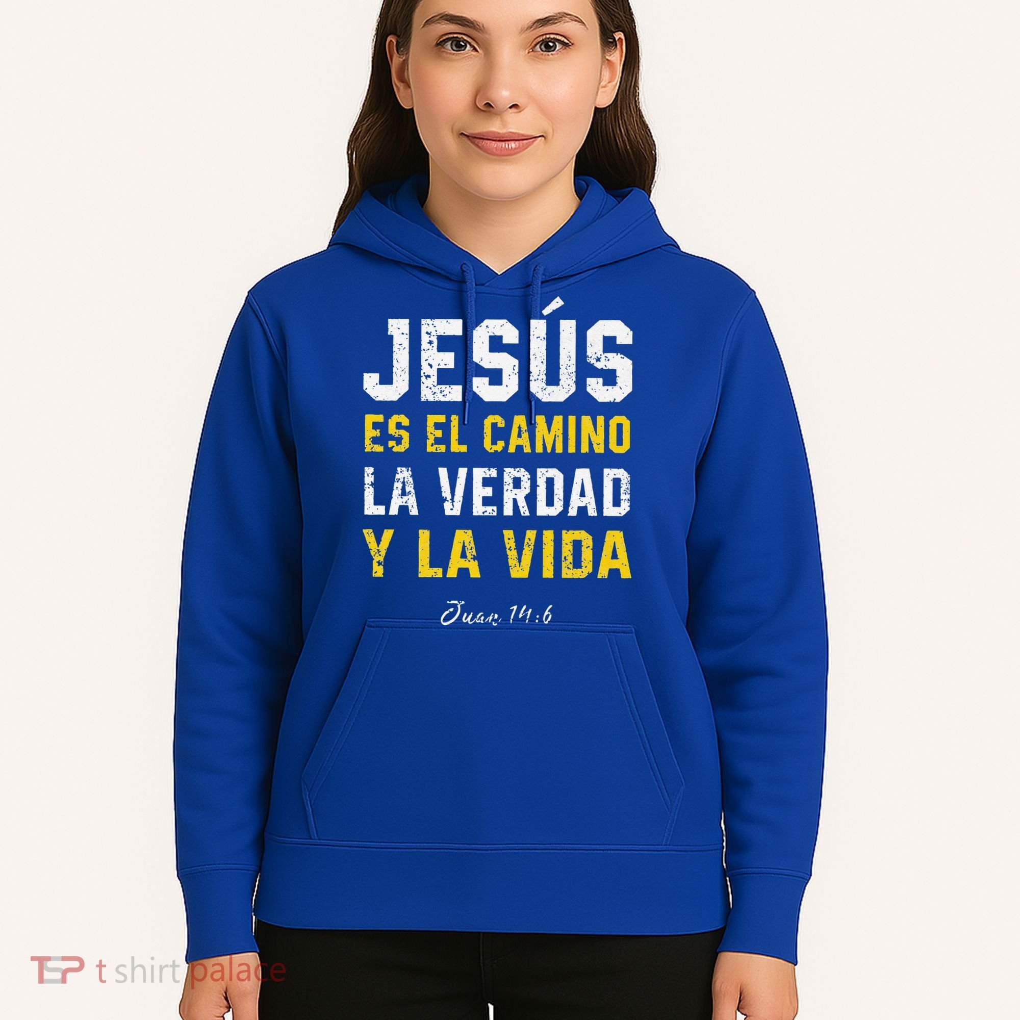 Jesus Es El Camino En Espanol Christian Spanish Preachers Premium Hoodie