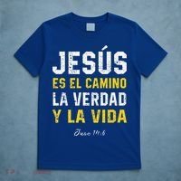Jesus Es El Camino En Espanol Christian Spanish Preachers Premium T-Shirt thumb 5