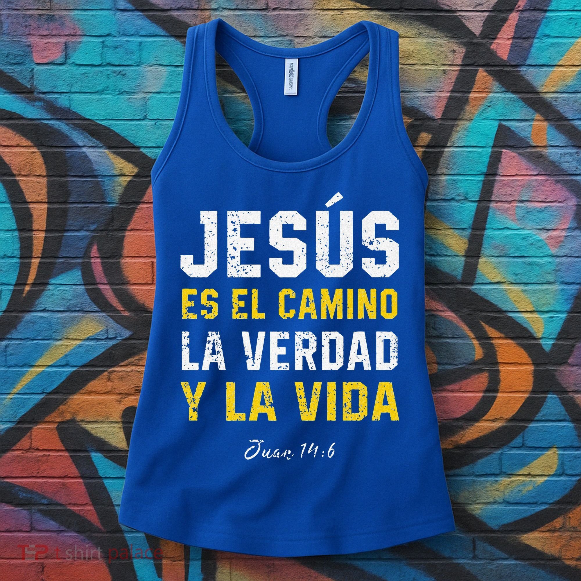 Jesus Es El Camino En Espanol Christian Spanish Preachers Premium Women's Tank Top