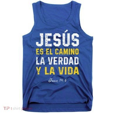Jesus Es El Camino En Espanol Christian Spanish Preachers Premium Tank Top