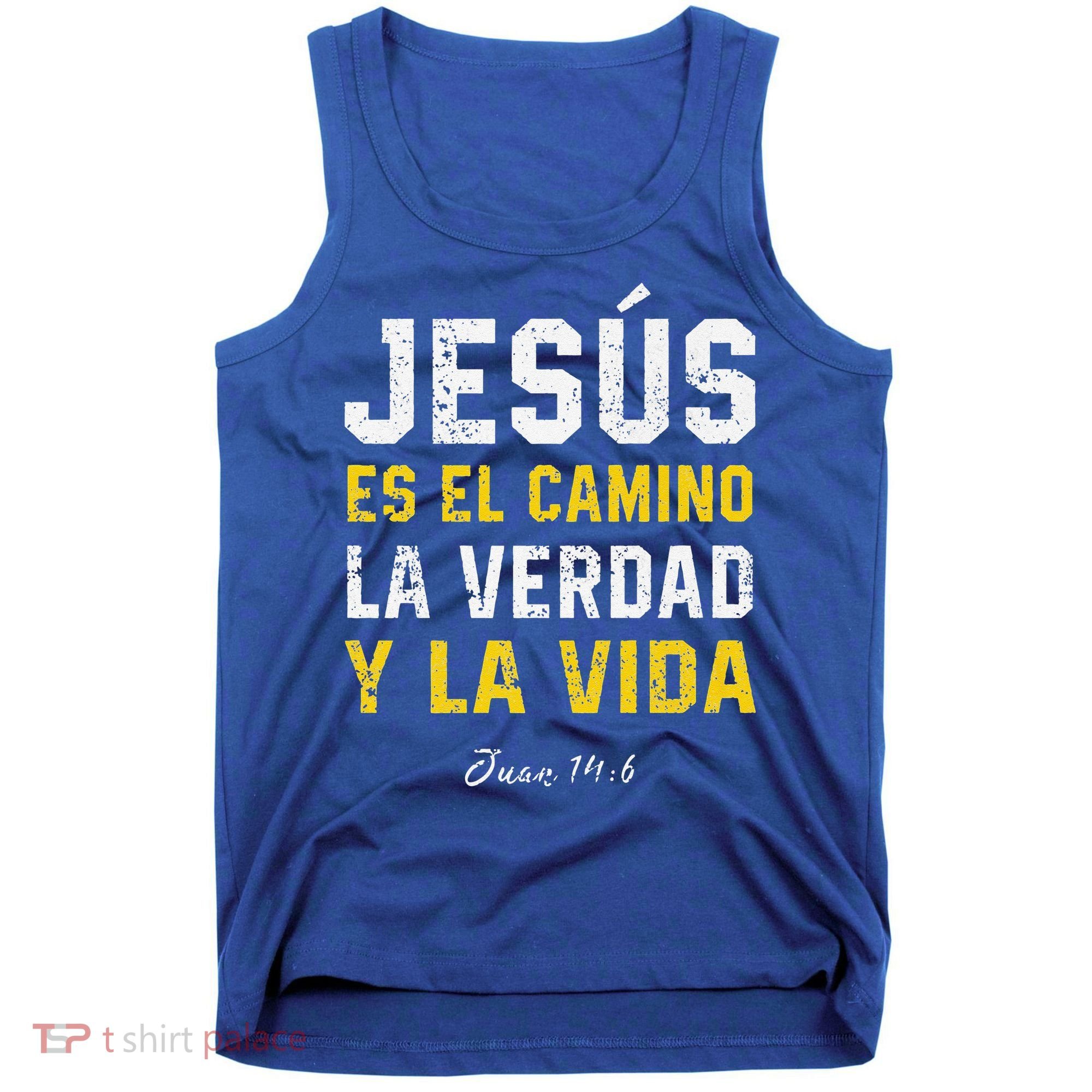 Jesus Es El Camino En Espanol Christian Spanish Preachers Premium Tank Top