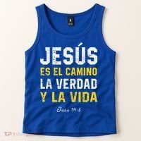 Jesus Es El Camino En Espanol Christian Spanish Preachers Premium Tank Top thumb 2