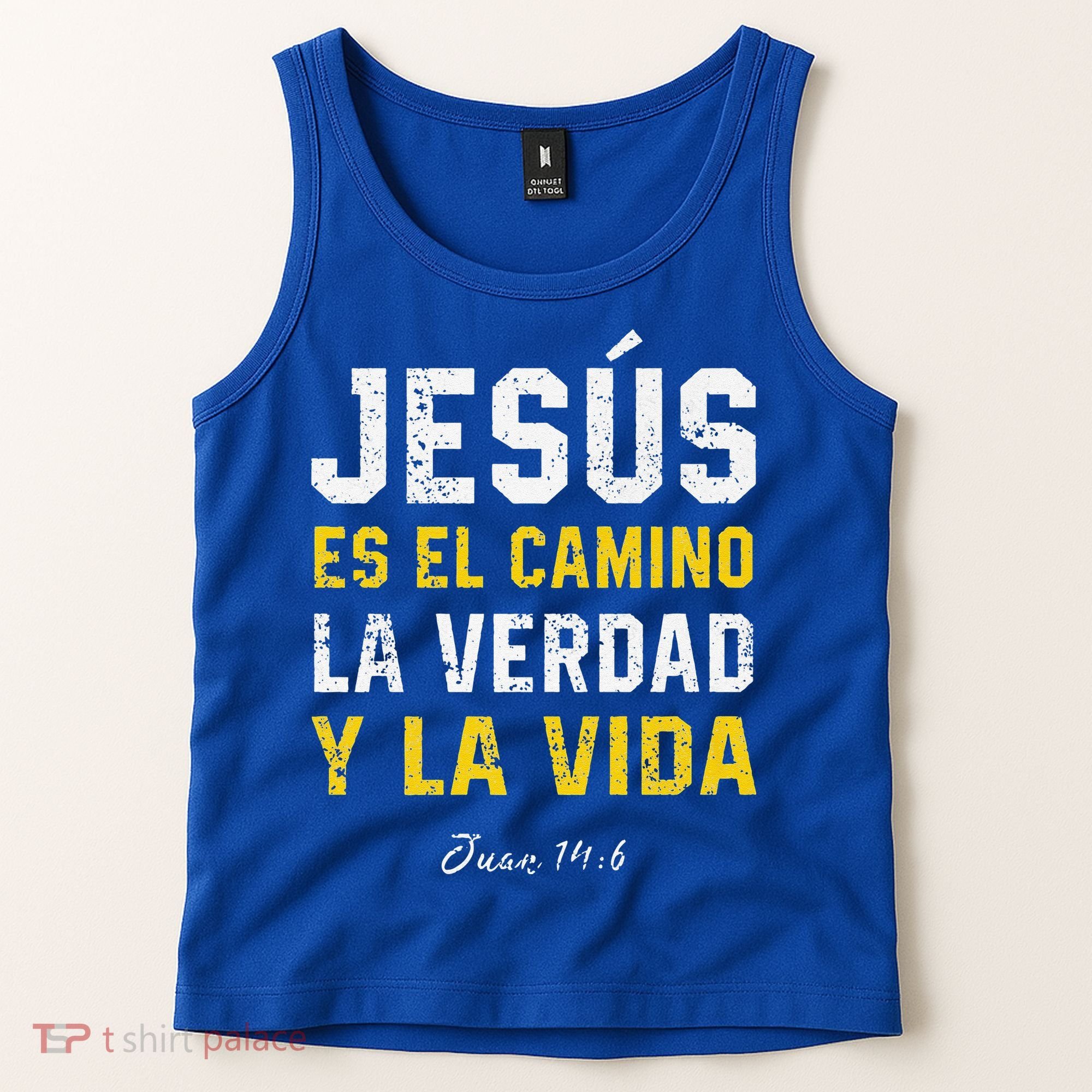 Jesus Es El Camino En Espanol Christian Spanish Preachers Premium Tank Top