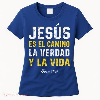 Jesus Es El Camino En Espanol Christian Spanish Preachers Premium Women's T-Shirt