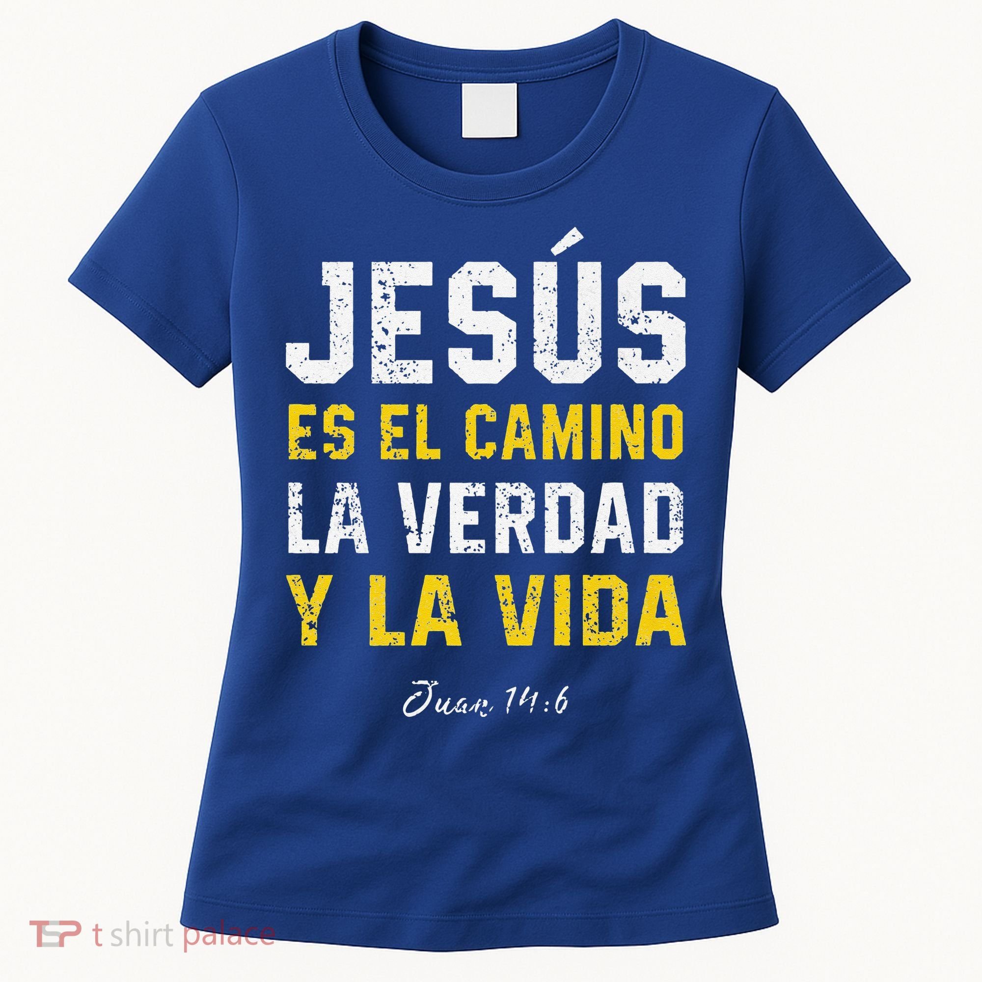 Jesus Es El Camino En Espanol Christian Spanish Preachers Premium Women's T-Shirt