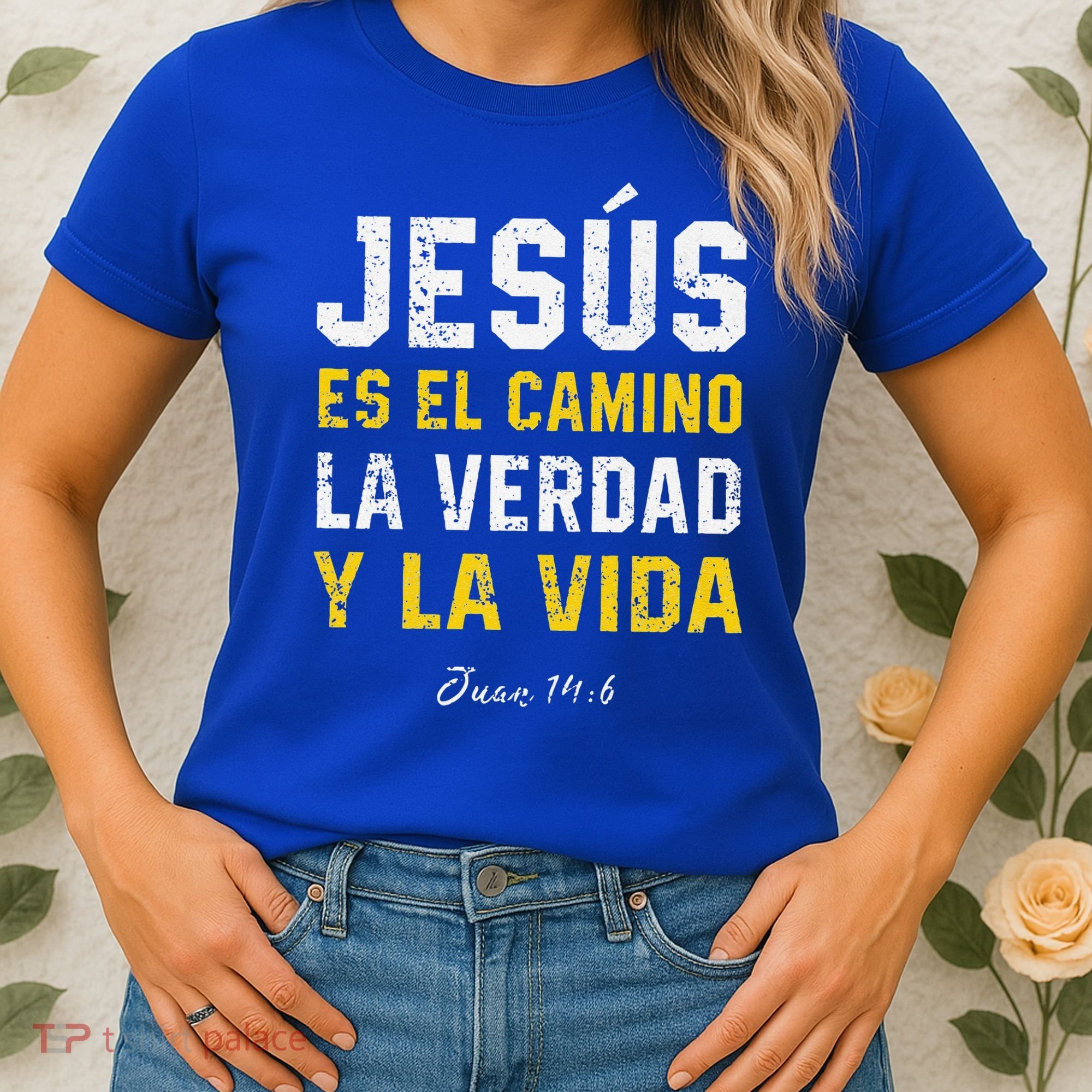 Jesus Es El Camino En Espanol Christian Spanish Preachers Premium Women's T-Shirt