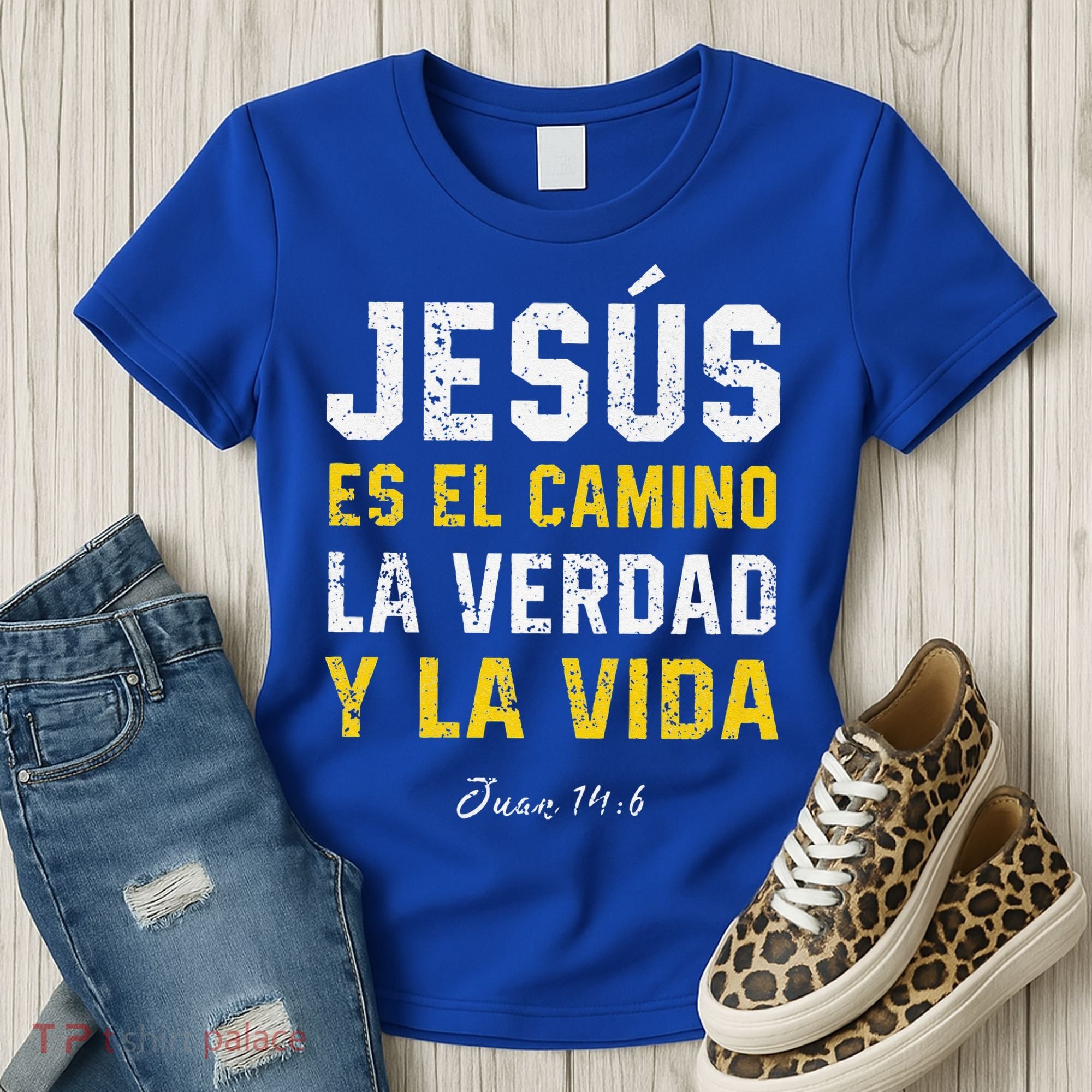 Jesus Es El Camino En Espanol Christian Spanish Preachers Premium Women's T-Shirt