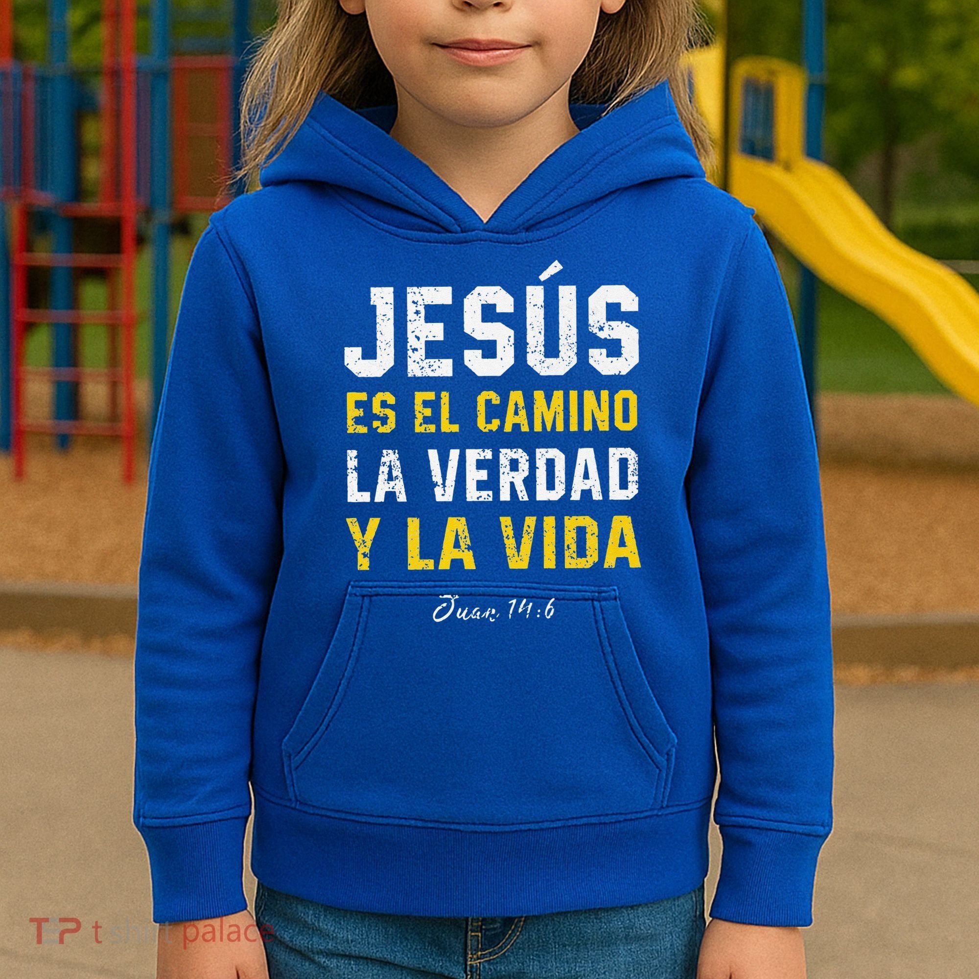 Jesus Es El Camino En Espanol Christian Spanish Preachers Premium Kids Hoodie
