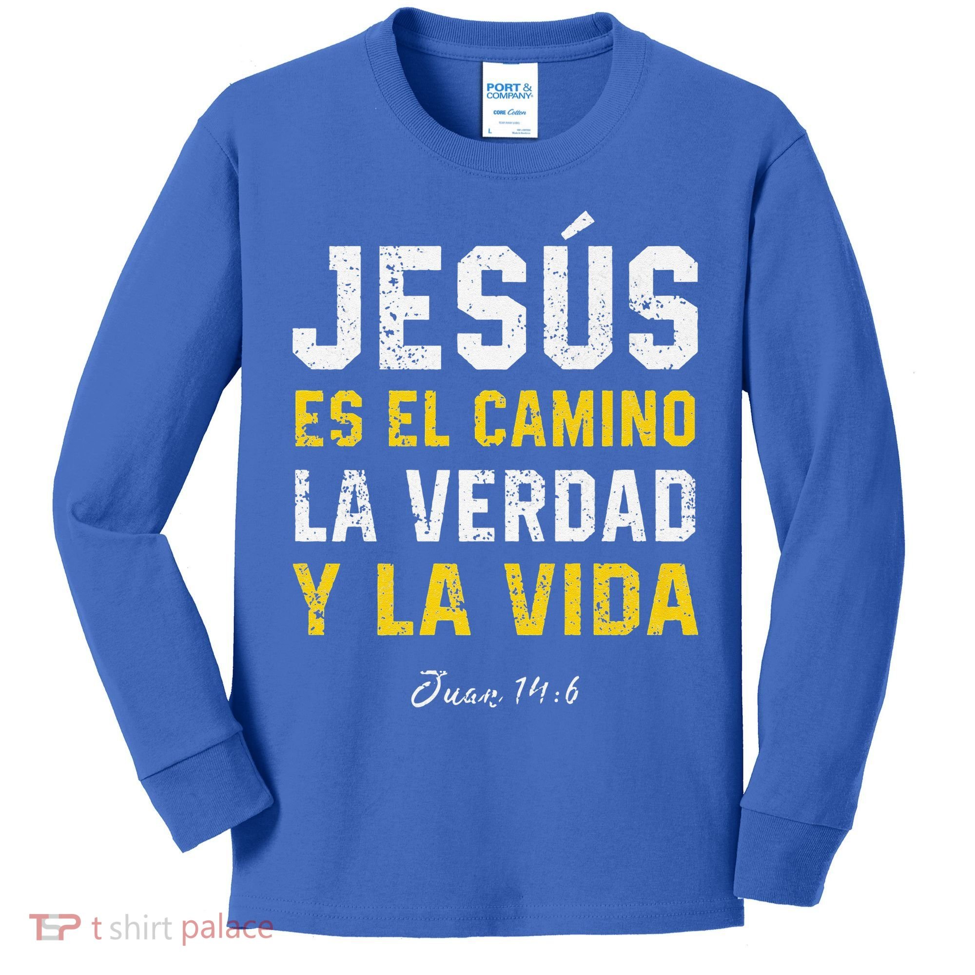Jesus Es El Camino En Espanol Christian Spanish Preachers Premium Kids Long Sleeve Shirt