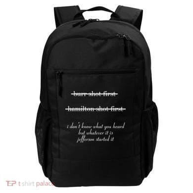 Jefferson Started It Hamilton Burr Backpack