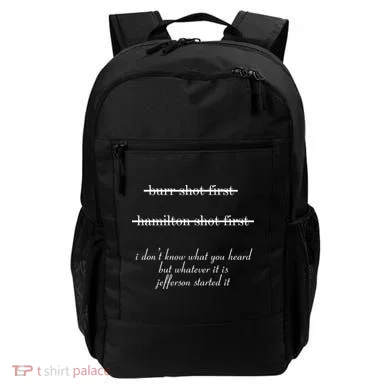 Jefferson Started It Hamilton Burr Backpack
