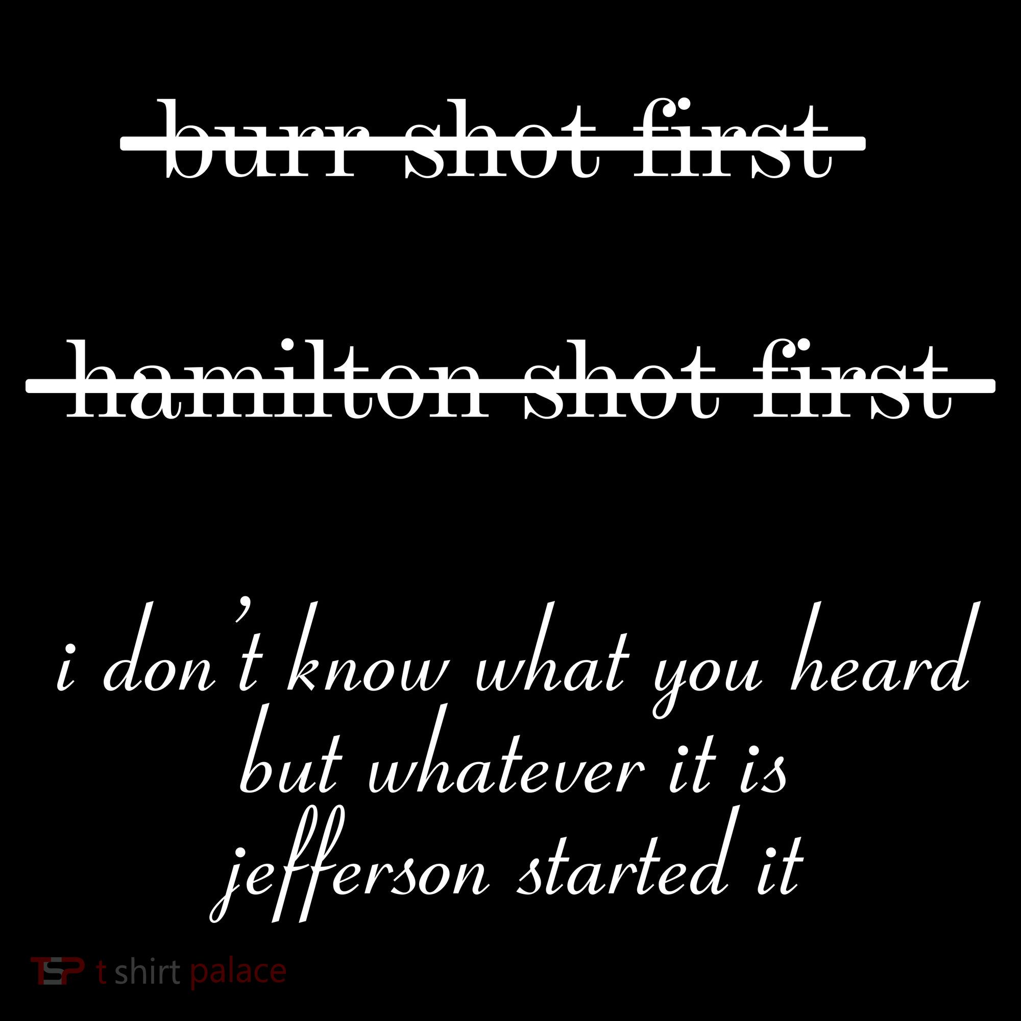 Jefferson Started It Hamilton Burr Ornament
