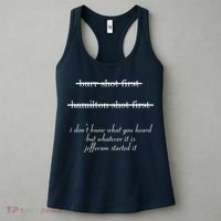 Jefferson Started It Hamilton Burr Women's Tank Top thumb 3
