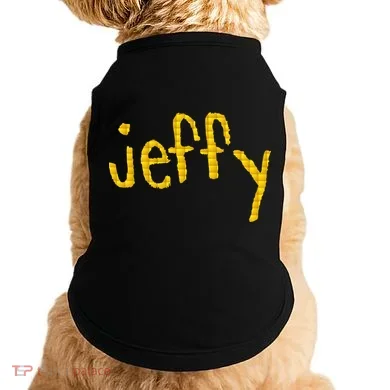 Jeffy Gold Logo Doggie Tank