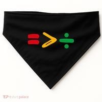 Juneteenth Equality Is Greater Than Division Afro USA-Made Doggie Bandana thumb 0