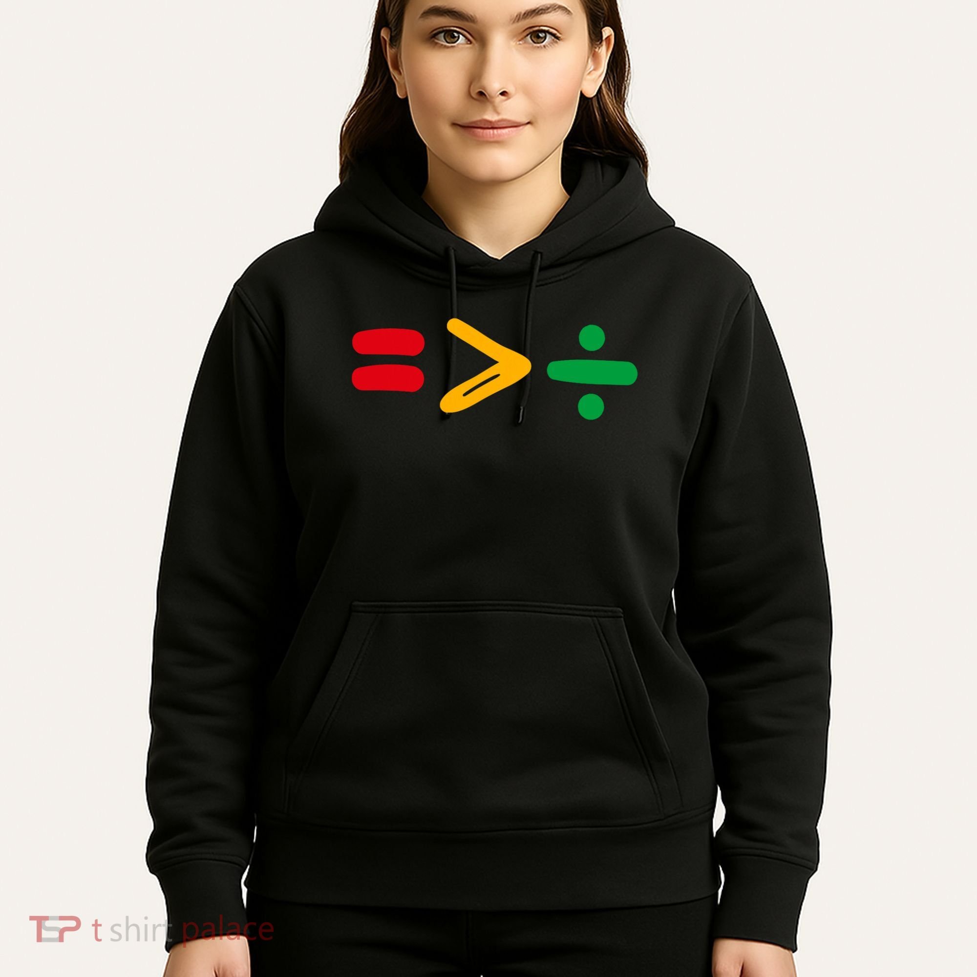 Juneteenth Equality Is Greater Than Division Afro Hoodie