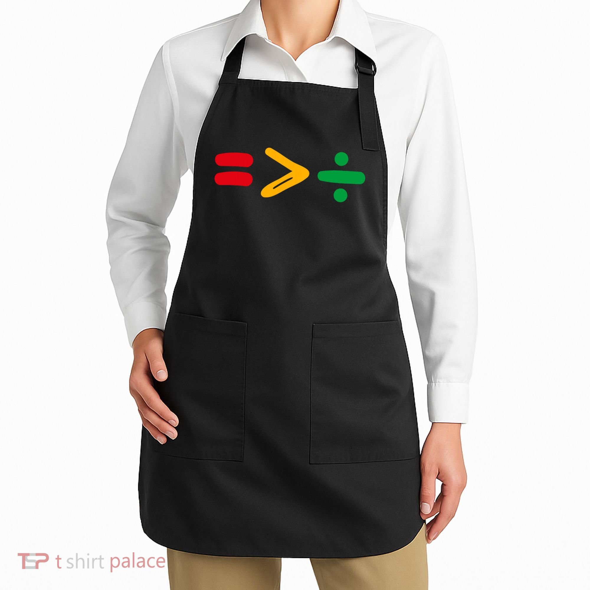 Juneteenth Equality Is Greater Than Division Afro Apron