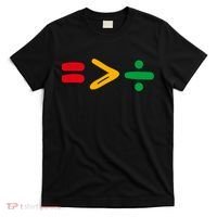 Juneteenth Equality Is Greater Than Division Afro T-Shirt thumb 0