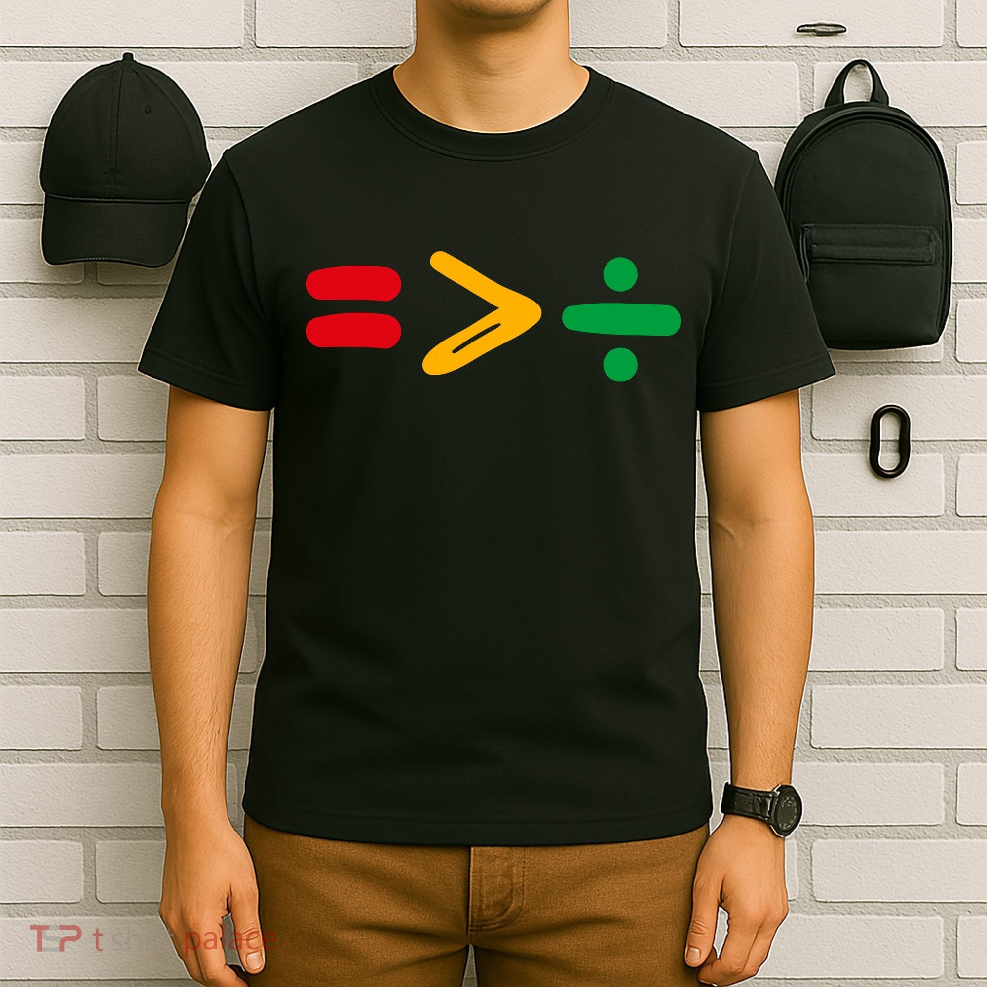 Juneteenth Equality Is Greater Than Division Afro T-Shirt