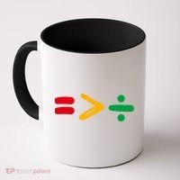 Juneteenth Equality Is Greater Than Division Afro Coffee Mug thumb 0