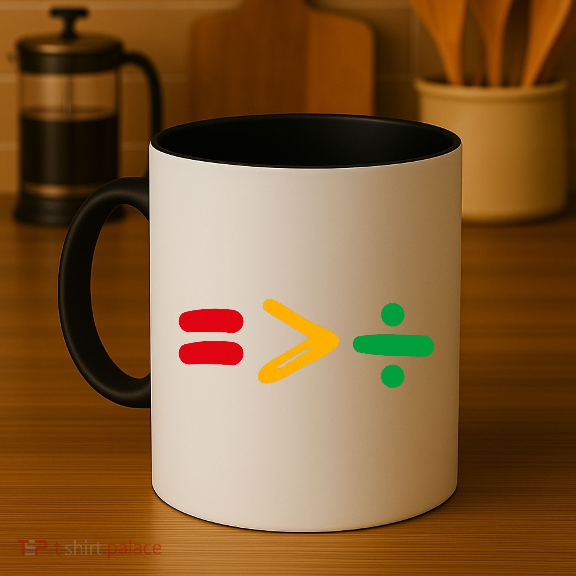 Juneteenth Equality Is Greater Than Division Afro Coffee Mug