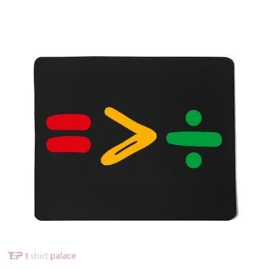 Juneteenth Equality Is Greater Than Division Afro Mousepad