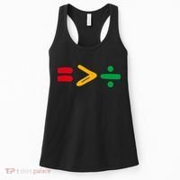 Juneteenth Equality Is Greater Than Division Afro Women's Tank Top thumb 0