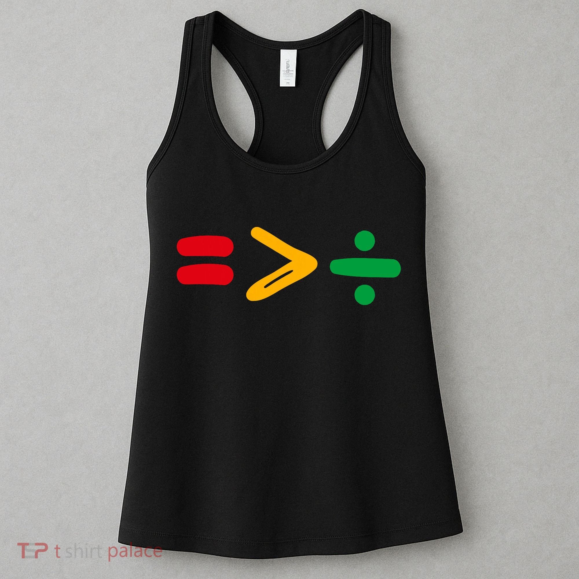 Juneteenth Equality Is Greater Than Division Afro Women's Tank Top