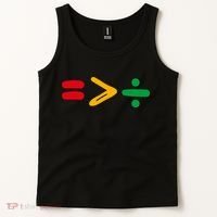 Juneteenth Equality Is Greater Than Division Afro Tank Top thumb 2
