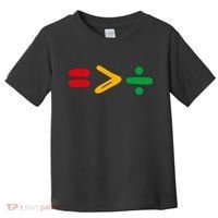 Juneteenth Equality Is Greater Than Division Afro Toddler T-Shirt thumb 0