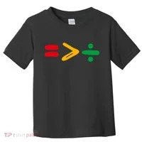 Juneteenth Equality Is Greater Than Division Afro Toddler T-Shirt thumb 0