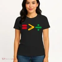 Juneteenth Equality Is Greater Than Division Afro Women's T-Shirt thumb 4