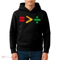 Juneteenth Equality Is Greater Than Division Afro Kids Hoodie thumb 4