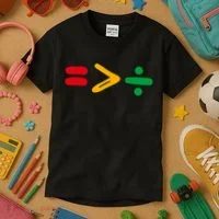Juneteenth Equality Is Greater Than Division Afro Kids T-Shirt thumb 3