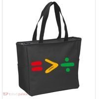 Juneteenth Equality Is Greater Than Division Afro Tote Bag thumb 2
