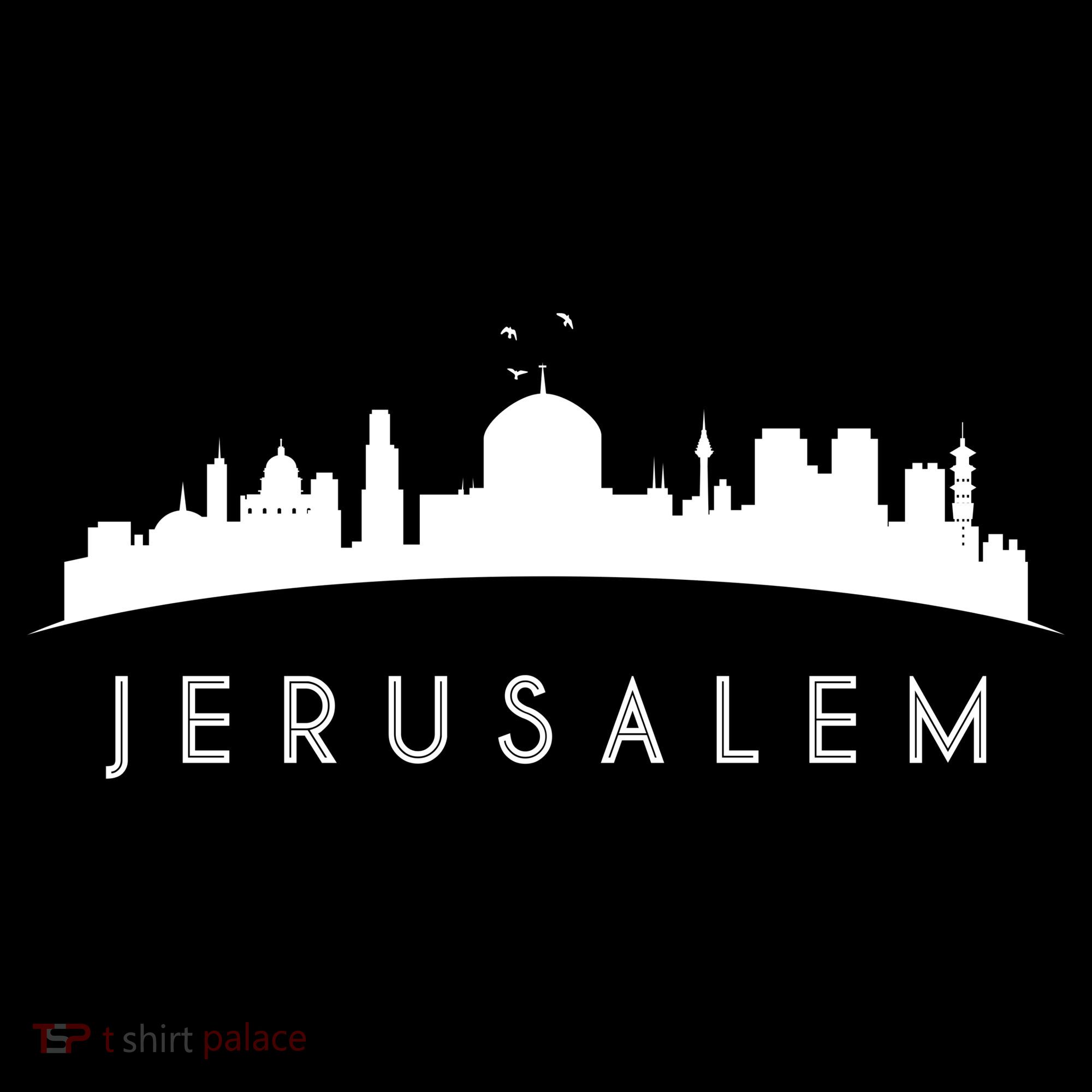 Jerusalem Skyline Women's Long Sleeve Shirt