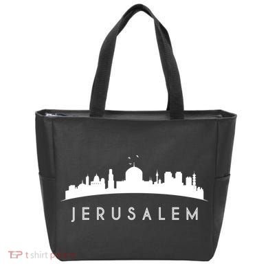 Jerusalem Skyline Tote Bag