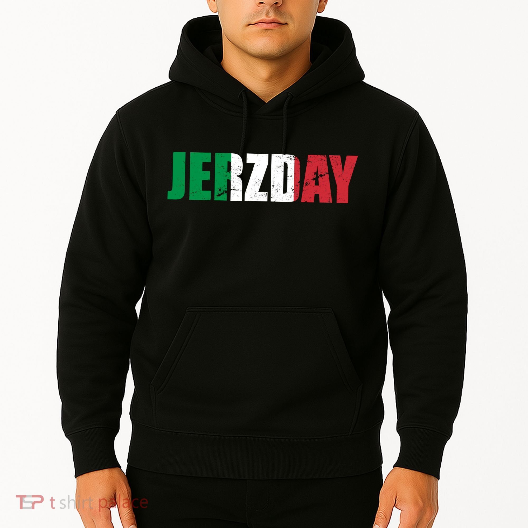 Jerzday Italian Party Logo Hoodie