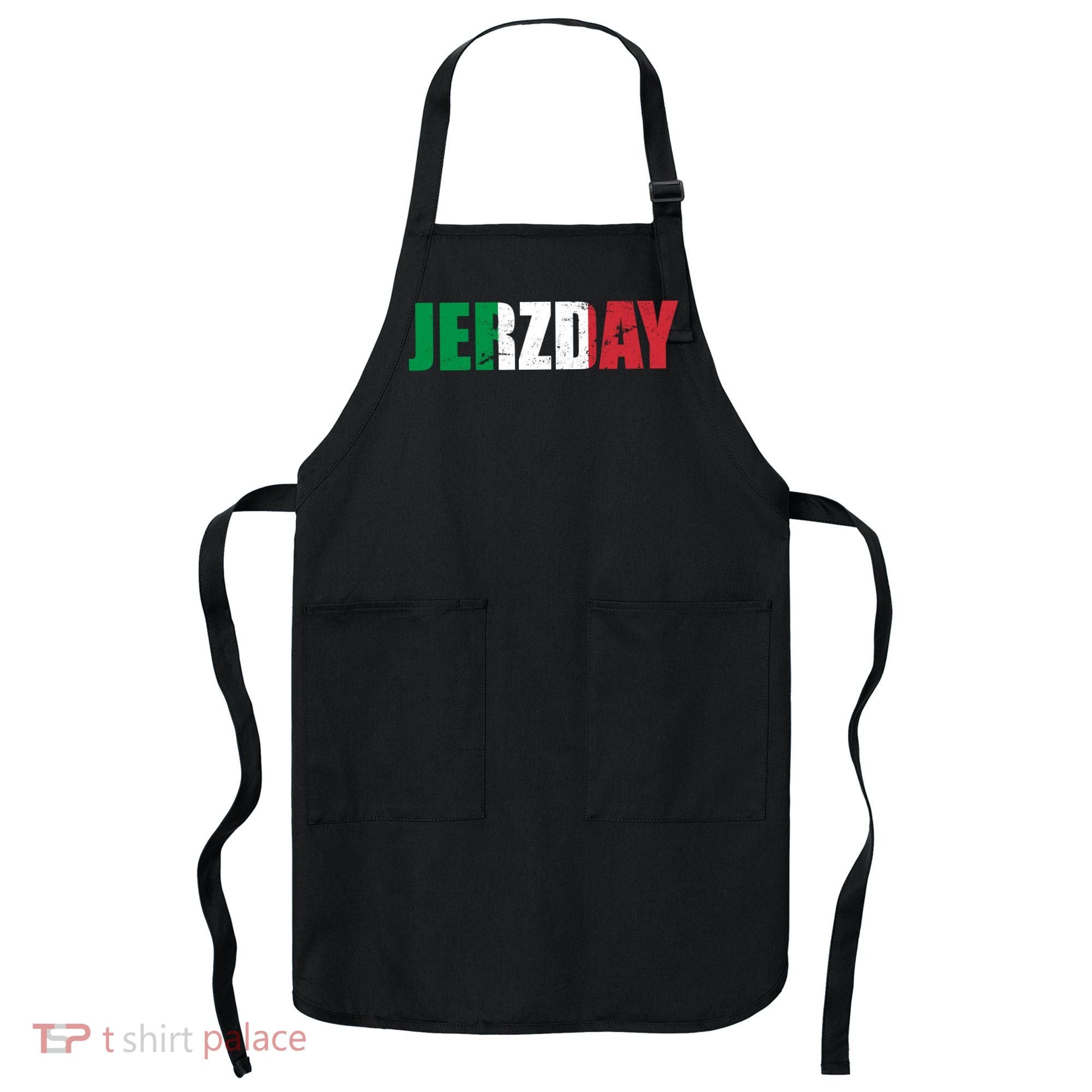 Jerzday Italian Party Logo Apron