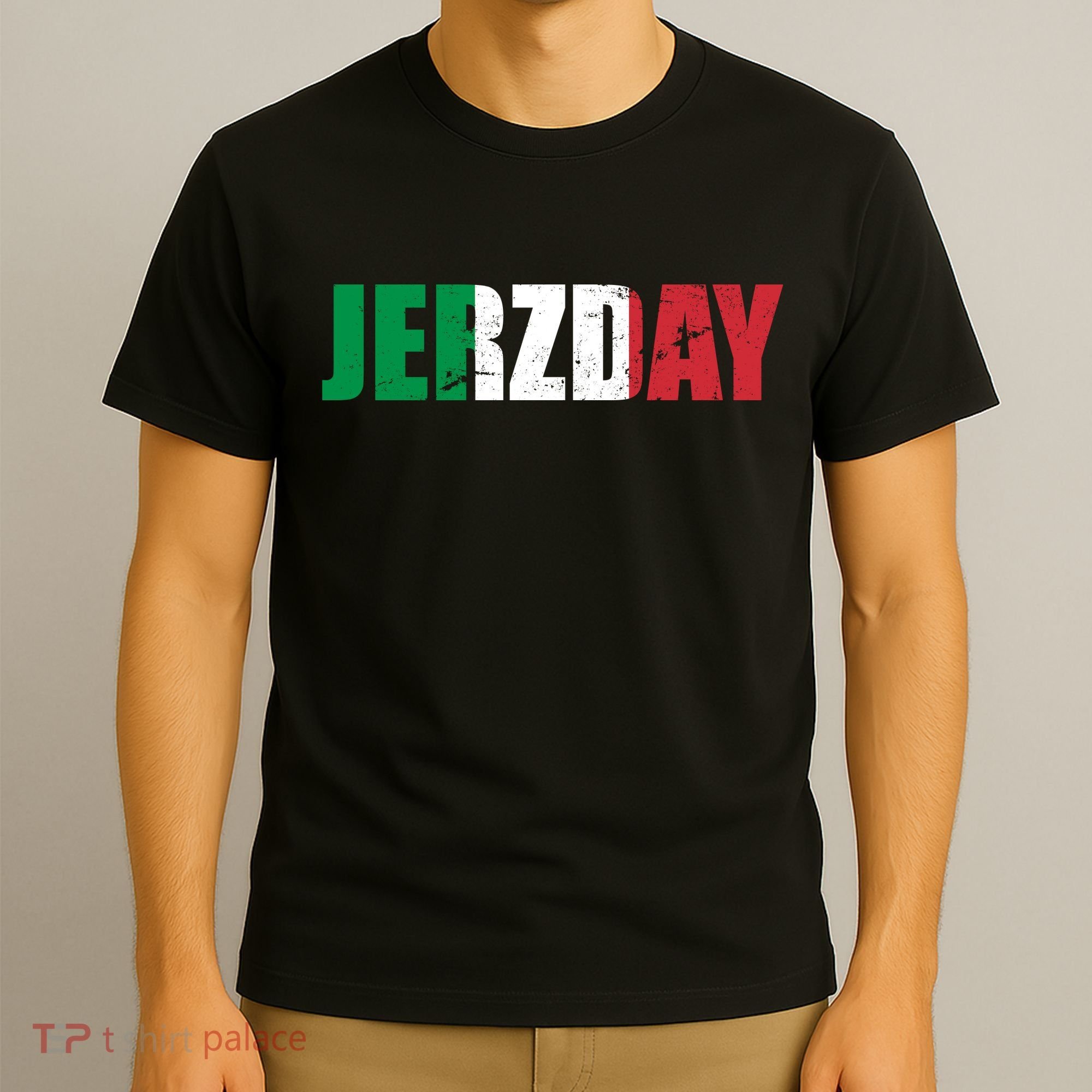 Jerzday Italian Party Logo T-Shirt