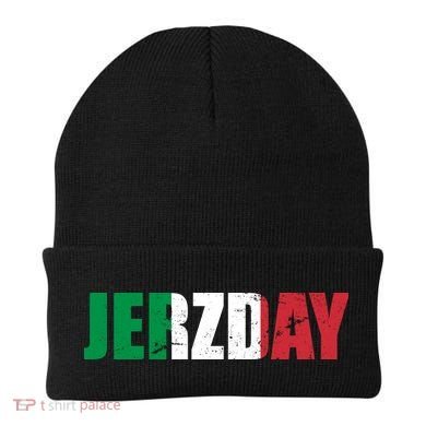 Jerzday Italian Party Logo Beanie