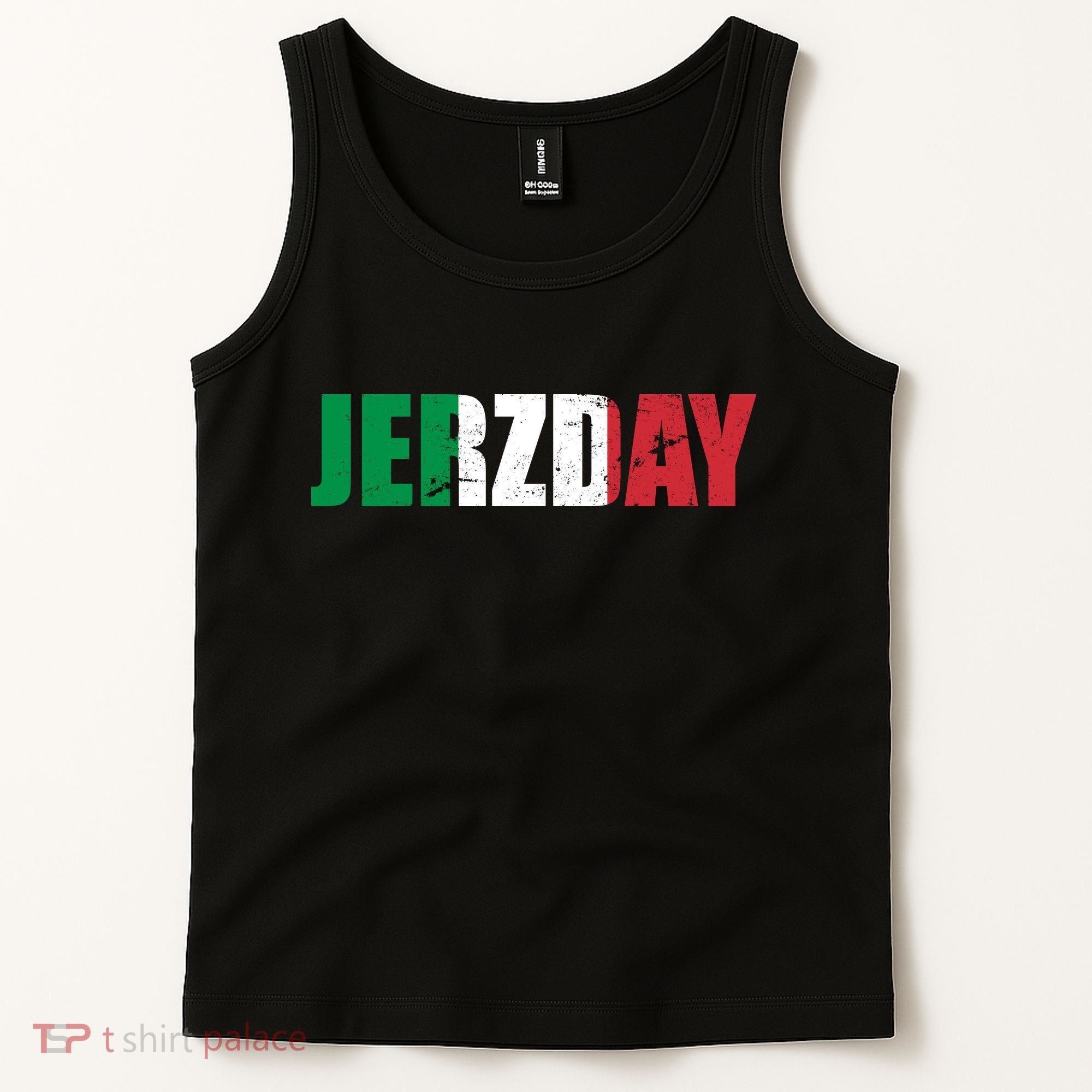Jerzday Italian Party Logo Tank Top