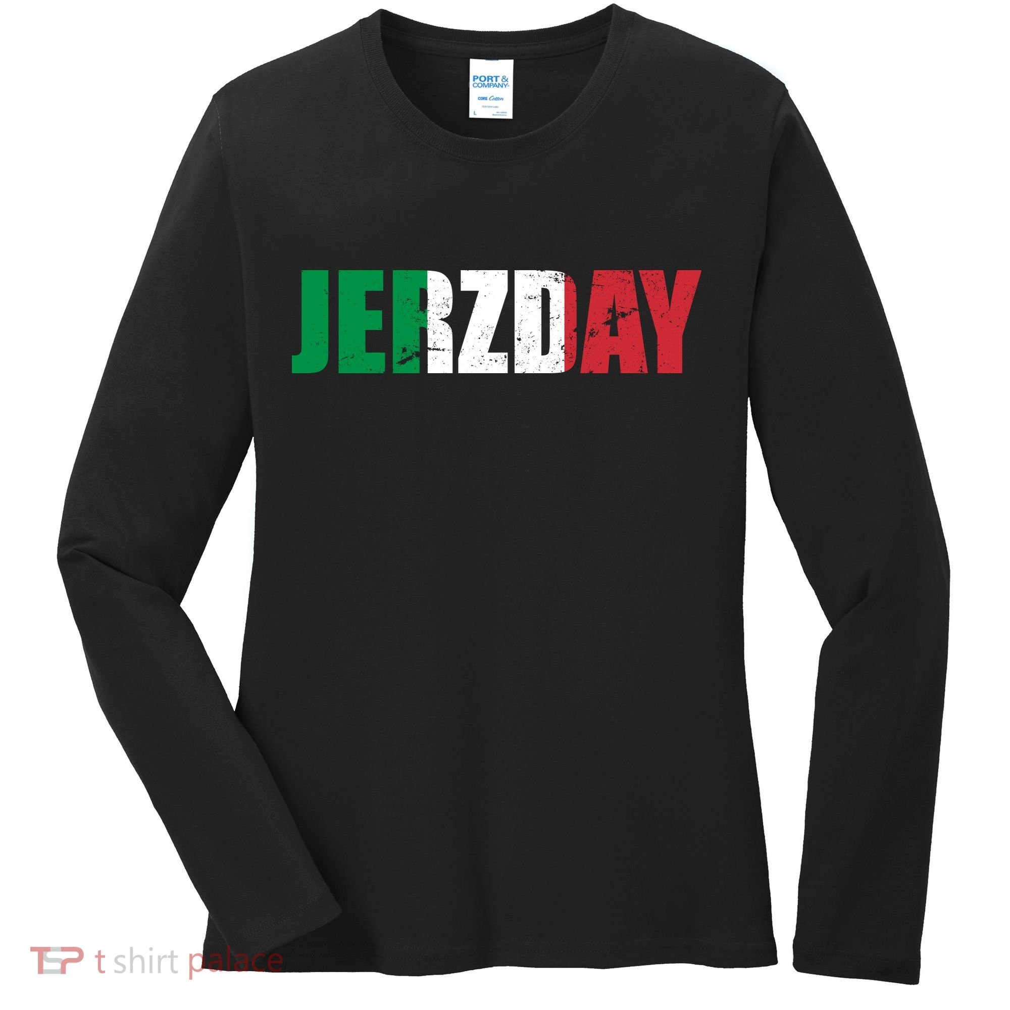 Jerzday Italian Party Logo Women's Long Sleeve Shirt