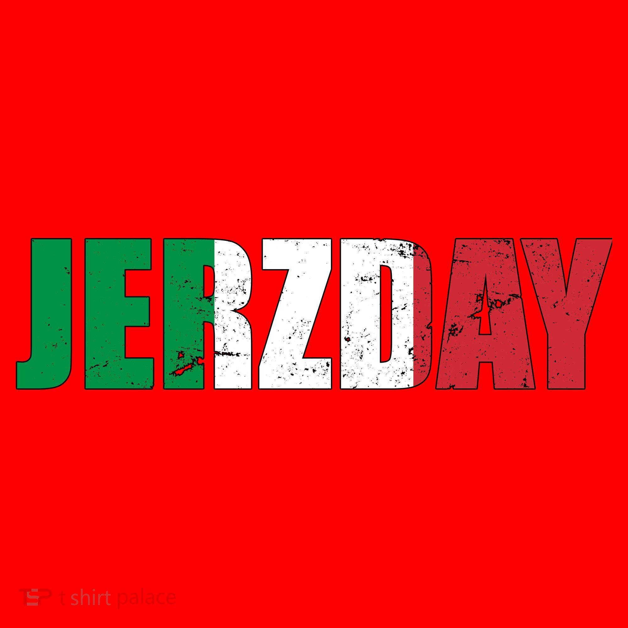 Jerzday Italian Party Logo Santa Hat