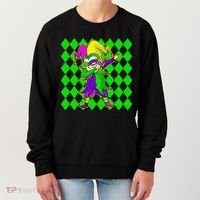 Jester Dabbing Mardi Gras Women's Sweatshirt thumb 0