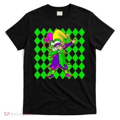 Jester Dabbing Mardi Gras T-Shirt